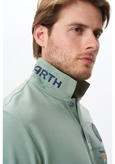 Arma Erkek Regular Fit Baskılı % 100 Pamuk Pike Polo Yaka Tişört Y29374355102 Yeşil-y2 Yeşil