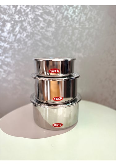 Saklama Kabı 430 Kalite Paslanmaz Çelik Çelik