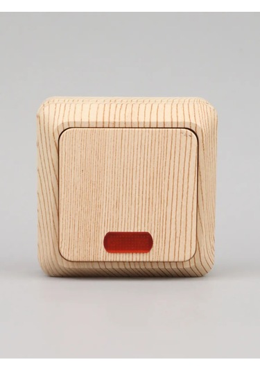 General Lighting Systems Tek Tuşlu Duvara Monte Dış Mekan Aydınlatmalı Anahtar 317007153