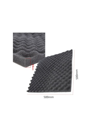 Türkeli Akustik Yumurta Sünger 40 Dns 15 MM 50 x 50 CM Bantlı