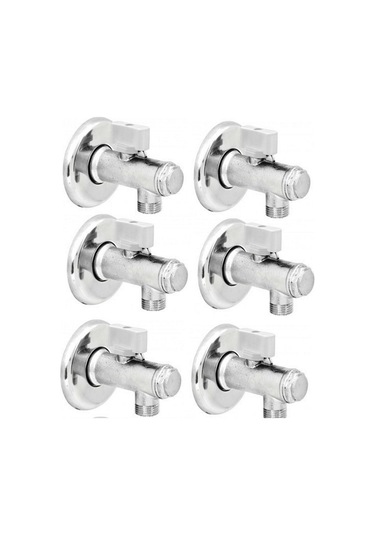 6'Lı Filtreli Batarya Musluk Alt Bağlantı Taharet Seti Aynalı