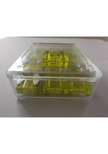 Çiftel 50 Adet 20 Amper Mini Fışlı Bıçaklı Sigorta