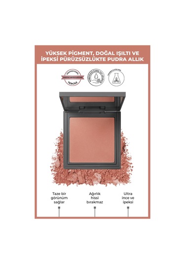 Alix Avien İpeksi Allık - Powder Blush 107 Soft Peach