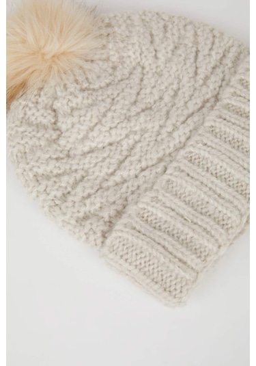 DeFacto Kadın Ponponlu Bere Y1089AZ24WNBG106