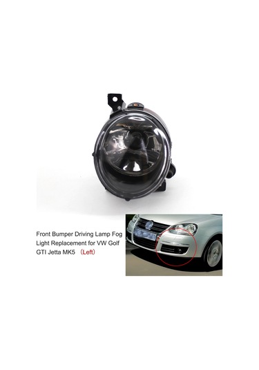 Dofolink Vw Golf Gtı Jetta Mk5 2005-2009 Sol Fari Lambası - Dayanıklı Abs, Su Geçirmez, Kolay Kurulum Plug & Play 1kd941699 Beyaz Işık