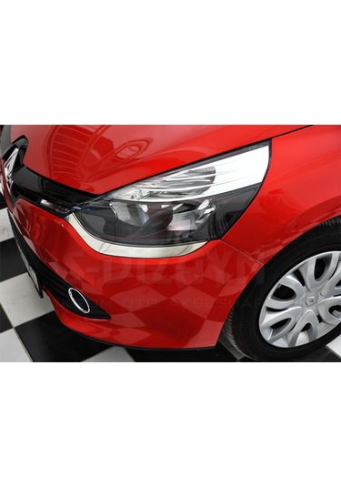 S-Dizayn Renault Clio 4  HB Krom Far Alt Çıtası 2012-2016