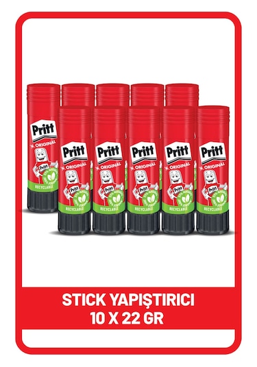 Pritt Stick Yapıştırıcı 22 Gr 10 Adet