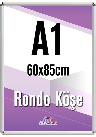 Alüminyum Çerçeve Rondo Köşe 60X85Cm A1