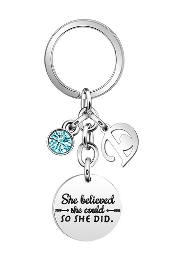 "yapabileceğine İnandı Ve Başardı" Anahtarlıkları. Kadınlar, Kızlar, En Yakın Arkadaşlar, Üniversite Mezuniyetleri, Doğum Günleri Ve Noel İçin Teşvik Edici Anahtarlıklar.