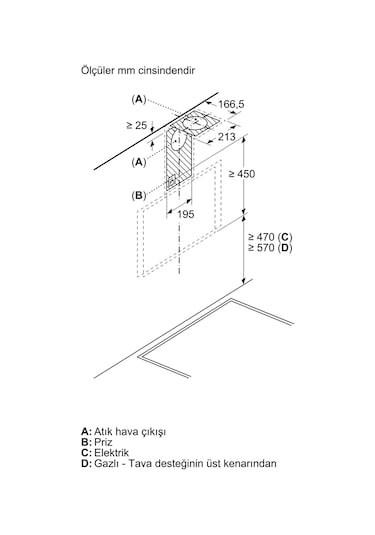 Siemens LC67KPJ20T 60 CM Duvar Tipi Davlumbaz
