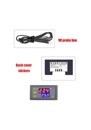 Pazly Türkçe Dijital Termostat Modülü - Isıtma Soğutma Kontrol Cihazı -55 C +120 C