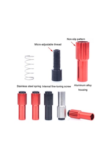 Sones 2 Adet Mountain Road Vites Kolu Orta Trim Vidaları 4 Mm Vites Kolu Eş Eksenli Ayar Vidaları Kırmızı