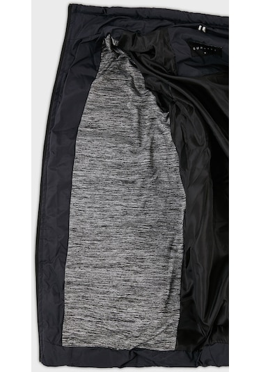 Buratti Dik Yaka Fermuarlı Cepli Slim Fit Şişme Erkek Mont 649002 Lacivert