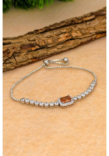 Silvera Telkari Rengi Değişen Zultanit Taşlı Gümüş Bileklik Su Yolu Bileklik 925 Ayar St369 Gümüş