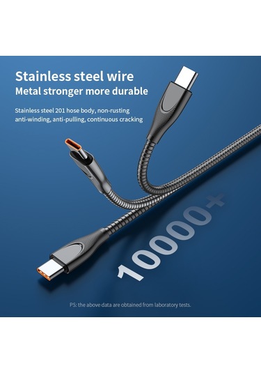Adc-009 Usb To 8 Pin Zinc Alloy Hose Fast Charging Data Cable, Cable Length: 1m Silver