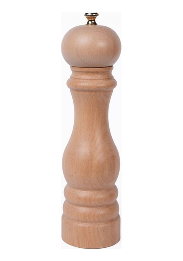 Natural Ahşap Tuz Ve Karabiber El Değirmeni Öğütücü Grinder 22 Cm Ahşap