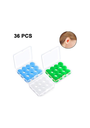 Uyku İçin Kulak Tıkacı Yumuşak Yeniden Kullanılabilir Kalıplanabilir Silikon Tıkaçlar B