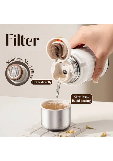 Pazly Termos Seyahat Paslanmaz Ml Mini Kapaklı Iki Diğer Çelik Bardak 300 Gq Diğer