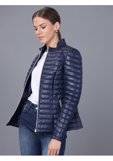 Basics&more Kadın Deri Ceket Ia90 001