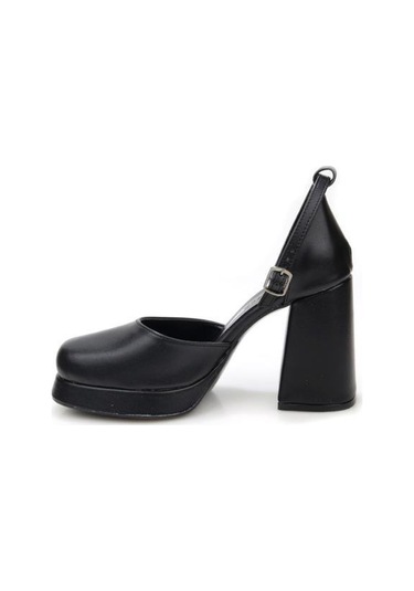 Papuçcity Moda Zen 03512 Kadın Topuklu Abiye Ayakkabı Sıyah