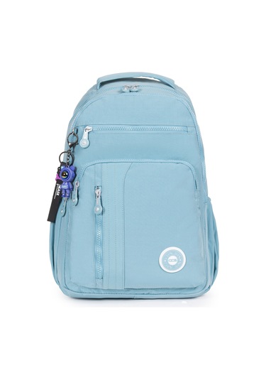 Modern Tarzda Su Geçirmez Krınkil Kumaş Okul Sırt Çantası Hafif, Konforlu Ve Fonksiyonel Tasarım - Buz Mavisi Buz Mavisi