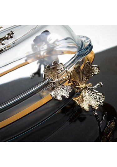 Atabey Home Kapaklı Kelebek Ayaklı Oval Borcam Tencere Paşabahçe