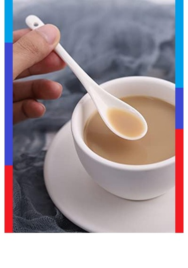 Mis Kitchen 6 Adet Porselen Çay, Reçel & Tatlı, Şeker Kaşığı