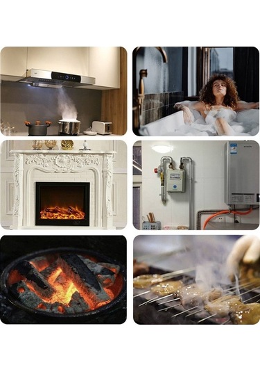 Funtree Tuya 2-in-1 Akıllı Duman/karbon Monoksit/co Gas Dedektörü, Ses Flaş Işık Alarm, 1 Adet 1 Adet