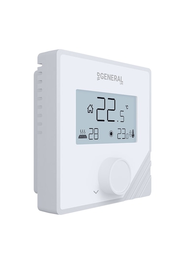 General Life Mitra FH25S Yerden Isıtma Termostatı - Beyaz