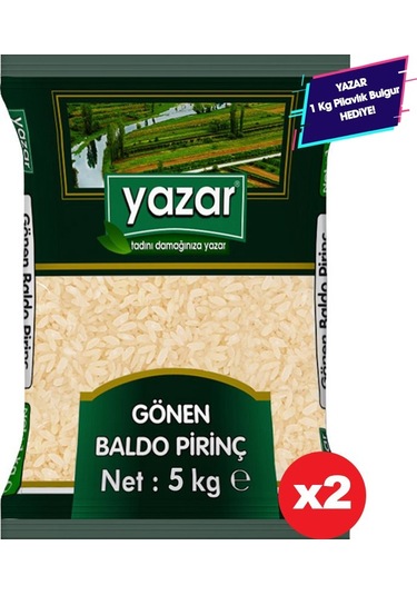 Yazar Gönen Baldo Pirinç 2 x 5 KG