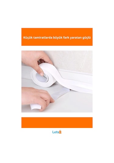 Su Sızdırmaz Bant 3.2m Dayanıklı Pe Malzeme 1 Adet