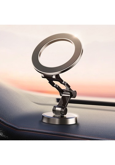 Rock Ram0037 Araba Manyetik Katlanabilir Telefon Tutucu Siyah