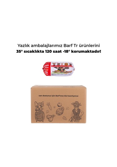 Barftr Mix Barf 10 KG Salam Yetişkin Köpek Maması 40 x 250 G