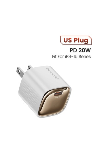 Toockitoocki 20w Gan Pd Hızlı Şarj Cihazı Usb-c İphone 15 14 13 12 11 Pro Max İpad Samsung Şarj Aleti Kr