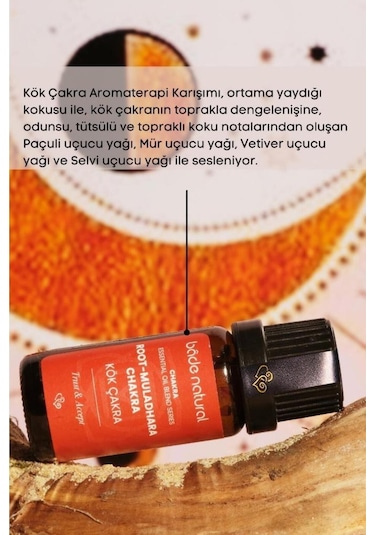 Bade Natural Kök Çakra Aromaterapi Karışımı 10 ML