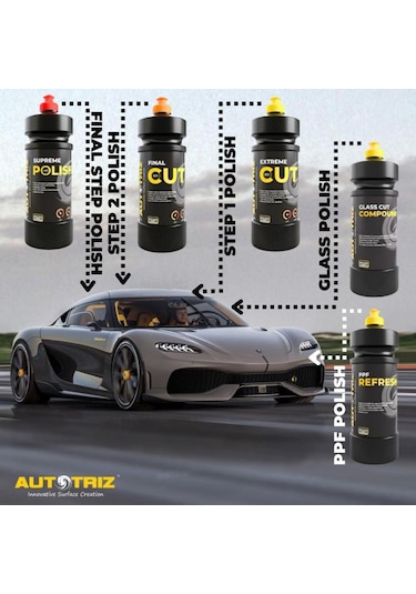 Autotrız Glass Cut Compound Cila 1l Gc1