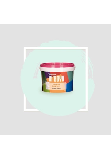 Bi Boya İpek Mat Trendy 2.5 L Nil Yeşili