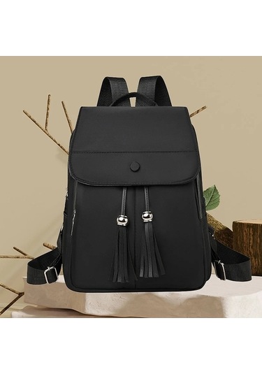 Zyzqstore Büyük Kapasiteli Kadın Sırt Çantası, Yüksek Kaliteli Siyah, Uzun Süre Dayanan, Rahat Taşınabilen, Kadınlara Özel Siyah