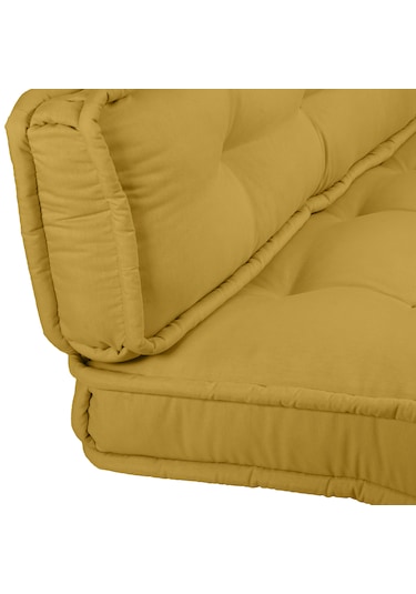 Xpermate Bisküvi Minder Petek Önü Fransız 60x120x14 Hardal