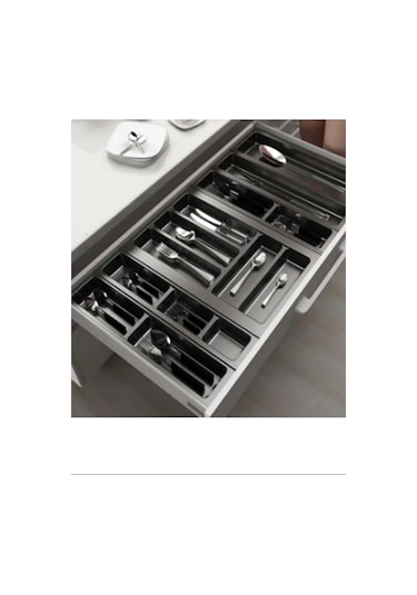 Eco Lüx Modül Kaşıklık Antrasit 55x49 Cm Royaleks-acero-20354 Çok Renkli