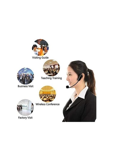 Tongxida U12a Başa Monte Uhf Kablosuz Mikrofonlu Kulaklık Öğretim Kılavuzu Konferans Mikrofon Hoparlör 681400128a