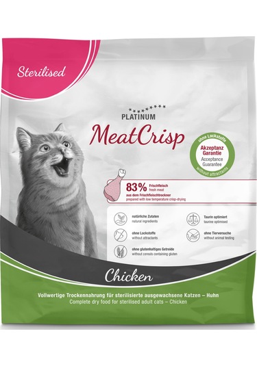 Platinum Meatcrisp Tavuklu Kısır Kedi Maması 400gr
