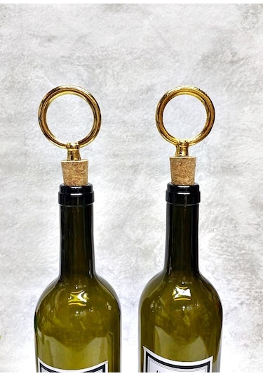 Altın Halka Mantar Tıpalı 750ml Yeşil Şişe Etiketli Yağlık Yağdan