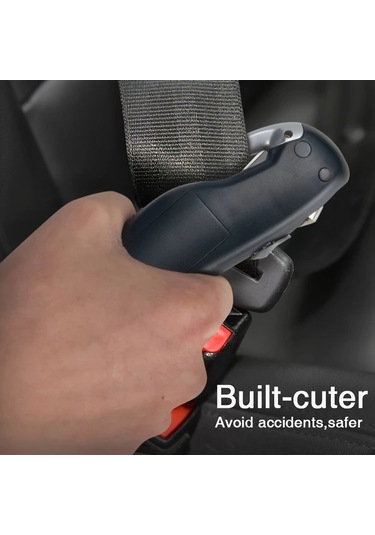 Boatshop1 Siyah 150 Psı Dijital Lastik Basınc Olcer 5li Acil Durum Arac Seti Guvenlik Cekici Emniyet Kemeri Kesici Araba Kamyon Bisiklet