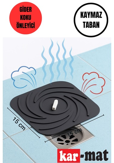 Koku Önleyici Mat, Gider Koku Önleyici Pad,