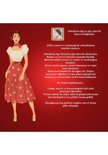 Leila Hindistancevizi & Çikolata Badem Unu Kurabiyesi 40 Gr X 3