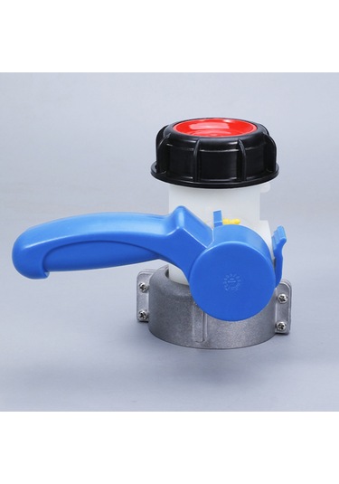 Geeroyoo Ibc Tank Çıkış Valfi - 75mm Alüminyum Dn50 Kelebek Vana, Asit Ve Alkali Dirençli