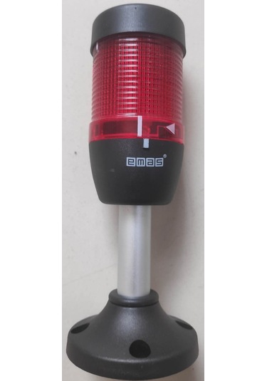 Emas Ik51l024xm03-k ,kırmızı-24vac/dc 1-kat Tepe Lamba