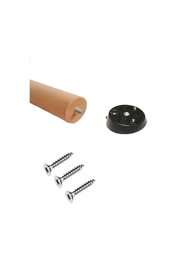 4 Adet Lüks 65 Cm Ahşap Ham Masa Sehpa Ayağı Çap: 4,2 Cm Hobi Dıy