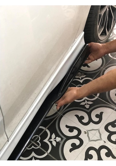 Üniversal Kanatlı Marşpiyel Lipi Bıçağı Parlak Siyah 194 Cm